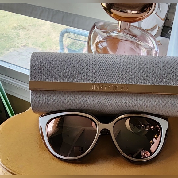 Jimmy Choo Cindy's rose gold Sunglasses - Picture 3 of 3